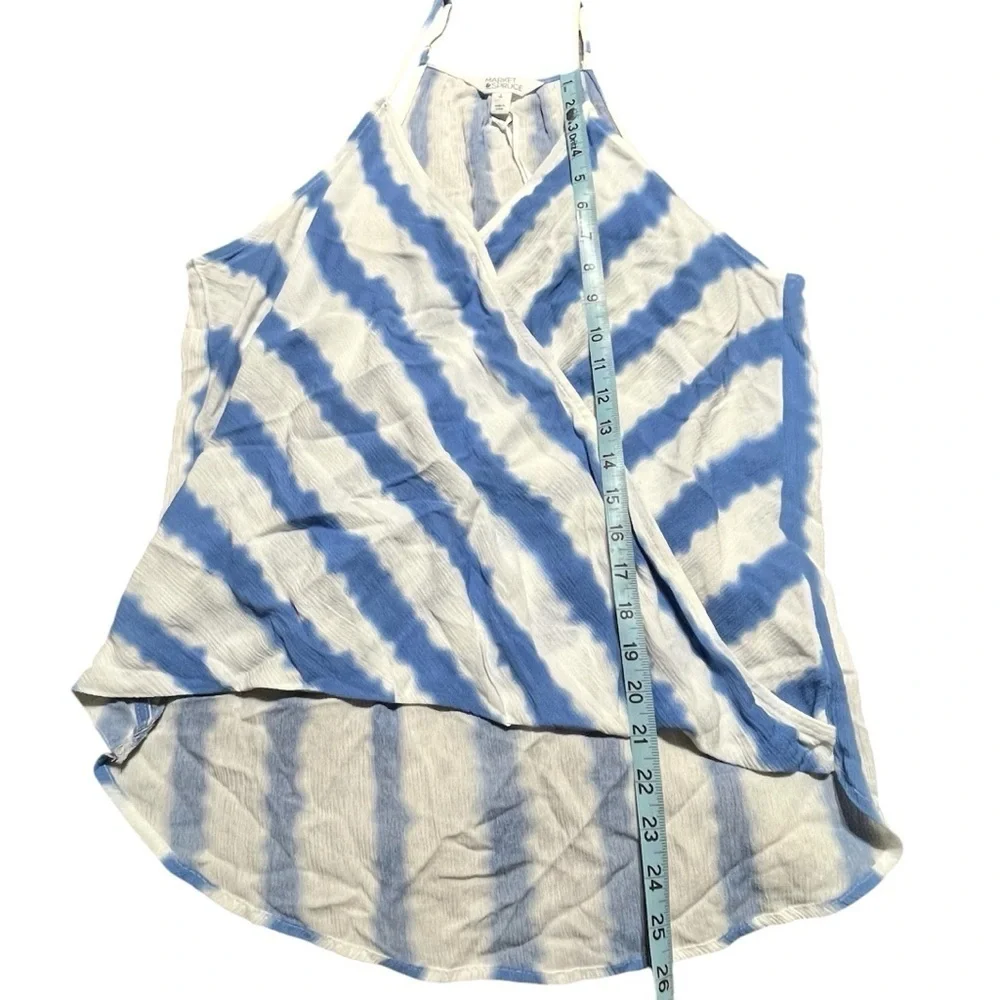 Market & Spruce Stitch Fix Mac Surplice Top, Size Large - Picture 7 of 9